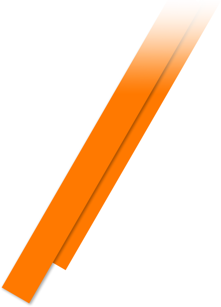orangene Streifen