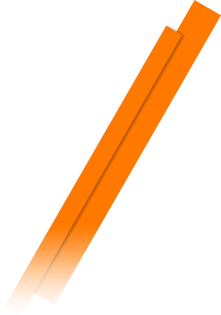 orangene Streifen